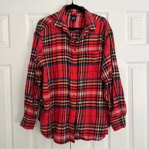 Gap Flannel Long Sleeve Button Down